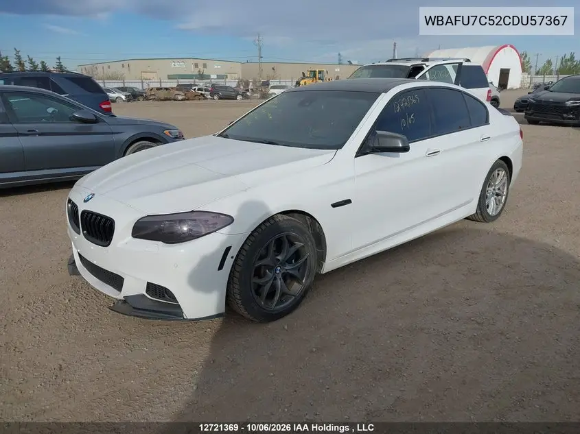 2012 BMW 5ER VIN WBAFU7C52CDU57367 — фото 3