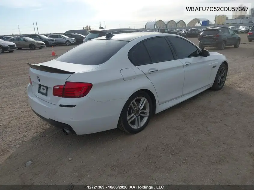 2012 BMW 5ER VIN WBAFU7C52CDU57367 — фото 5