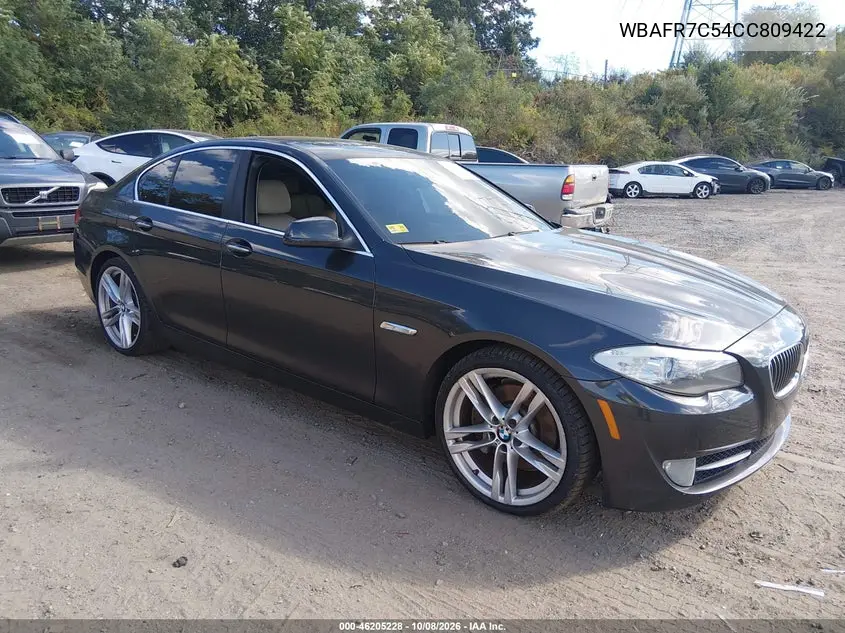 BMW 5ER 2012, VIN WBAFR7C54CC809422