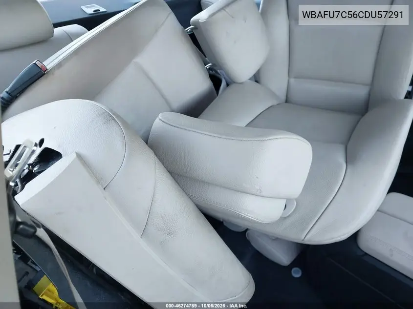 2012 BMW 5ER VIN WBAFU7C56CDU57291 — фото 8
