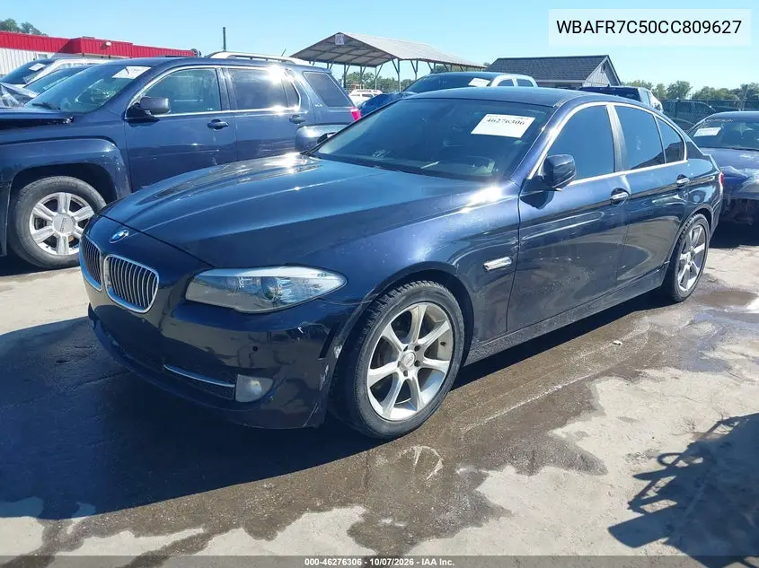 2012 BMW 5ER VIN WBAFR7C50CC809627 — фото 2
