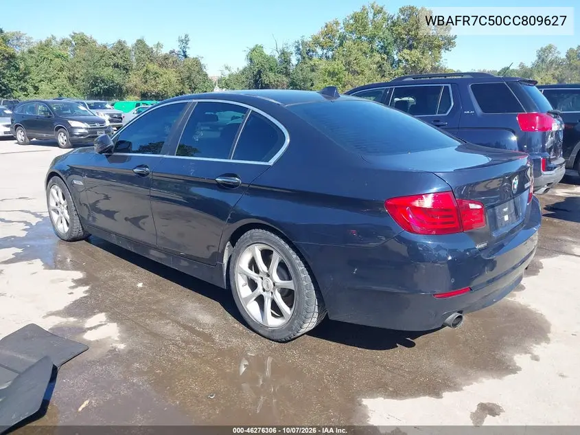 2012 BMW 5ER VIN WBAFR7C50CC809627 — фото 3
