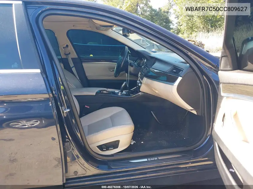 2012 BMW 5ER VIN WBAFR7C50CC809627 — фото 5