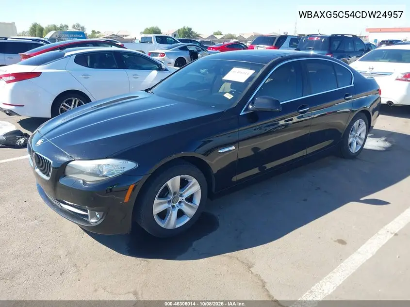 2012 BMW 5ER VIN WBAXG5C54CDW24957 — фото 2