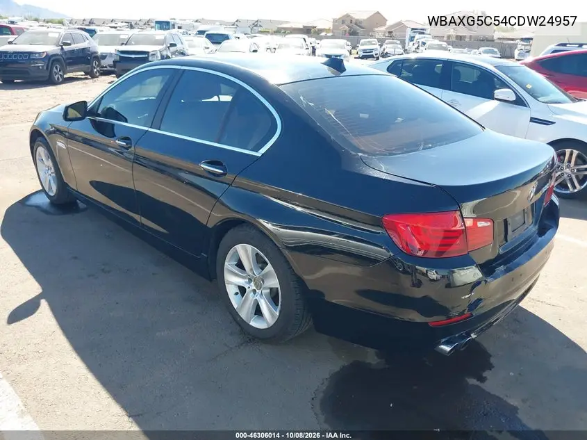 2012 BMW 5ER VIN WBAXG5C54CDW24957 — фото 3
