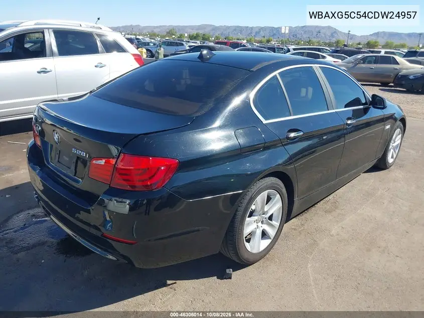 2012 BMW 5ER VIN WBAXG5C54CDW24957 — фото 4
