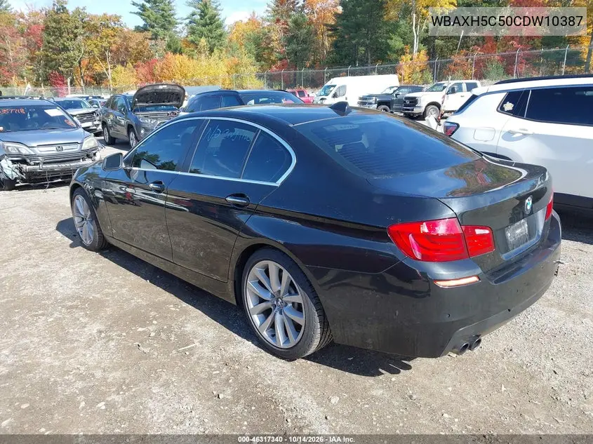 2012 BMW 5ER VIN WBAXH5C50CDW10387 — фото 3