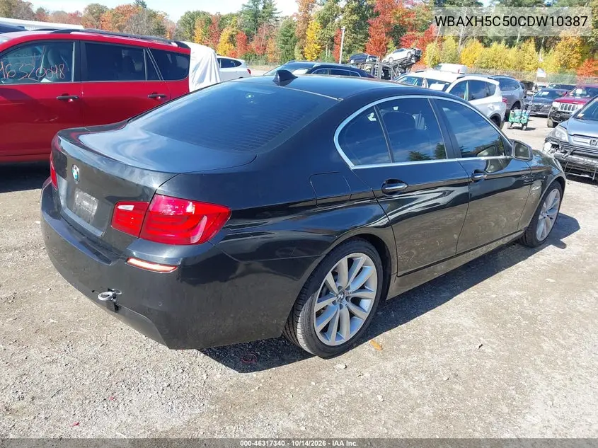 2012 BMW 5ER VIN WBAXH5C50CDW10387 — фото 4