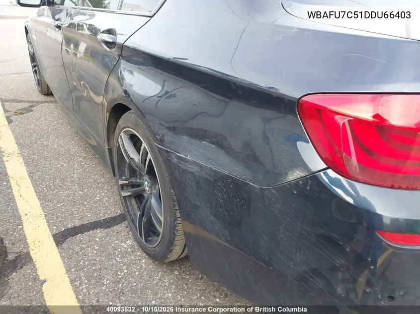 2013 BMW 5ER VIN WBAFU7C51DDU66403 — фото 12