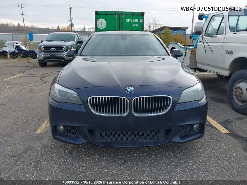 2013 BMW 5ER VIN WBAFU7C51DDU66403 — фото 13