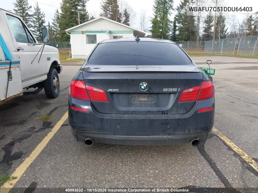 2013 BMW 5ER VIN WBAFU7C51DDU66403 — фото 17
