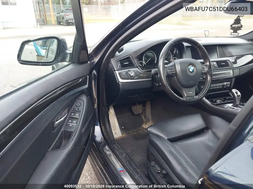 2013 BMW 5ER VIN WBAFU7C51DDU66403 — фото 19