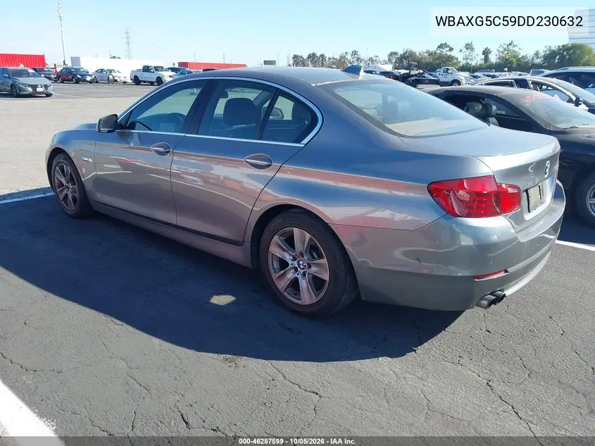 2013 BMW 5ER VIN WBAXG5C59DD230632 — фото 3