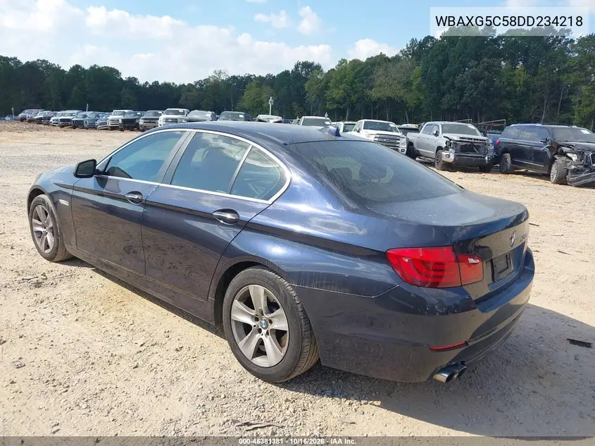 2013 BMW 5ER VIN WBAXG5C58DD234218 — фото 3