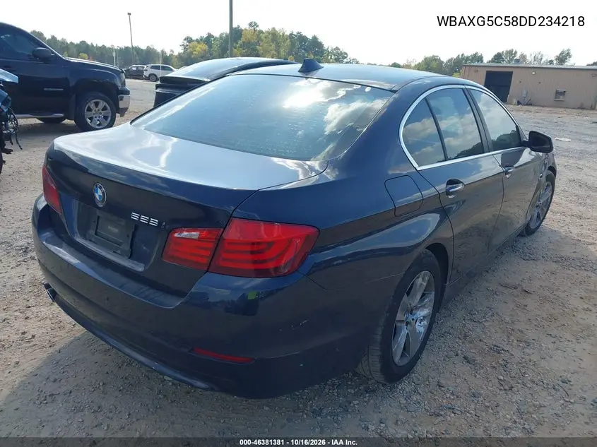 2013 BMW 5ER VIN WBAXG5C58DD234218 — фото 4