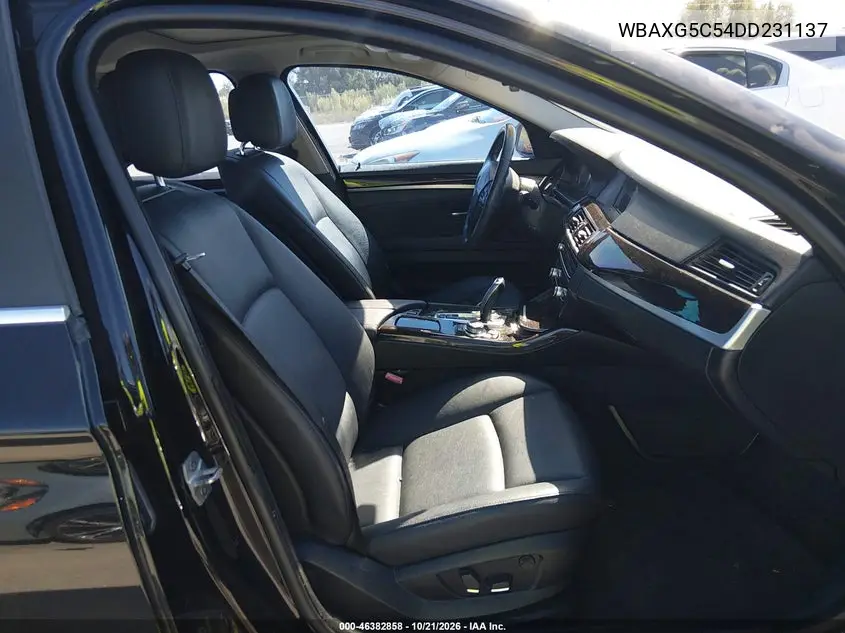 2013 BMW 5ER VIN WBAXG5C54DD231137 — фото 5
