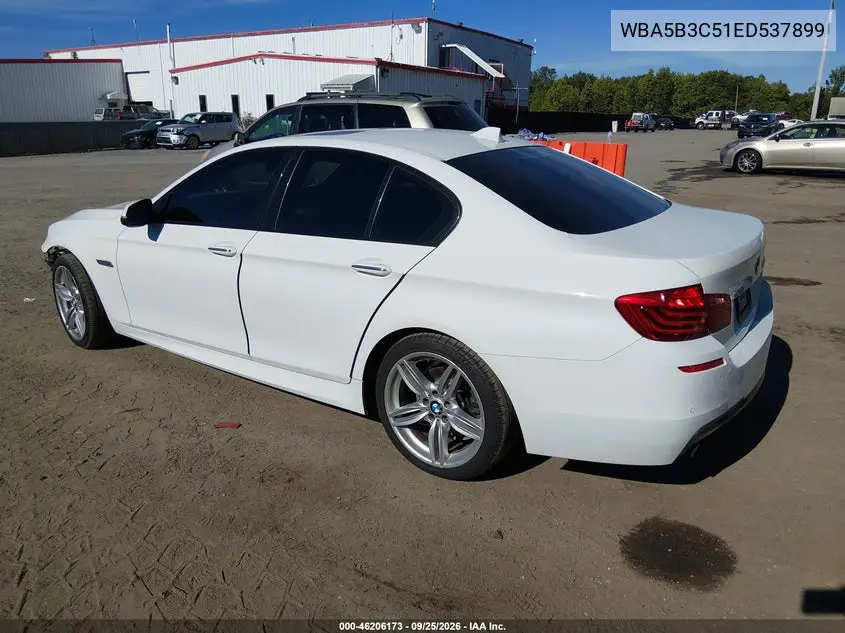 2014 BMW 5ER VIN WBA5B3C51ED537899 — фото 3