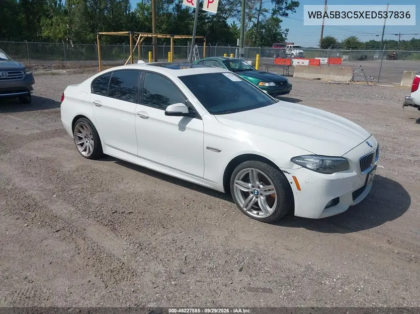 BMW 5ER 2014, VIN WBA5B3C5XED537836