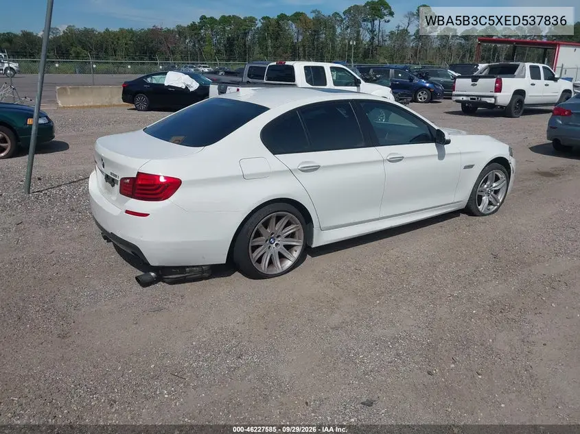 2014 BMW 5ER VIN WBA5B3C5XED537836 — фото 4