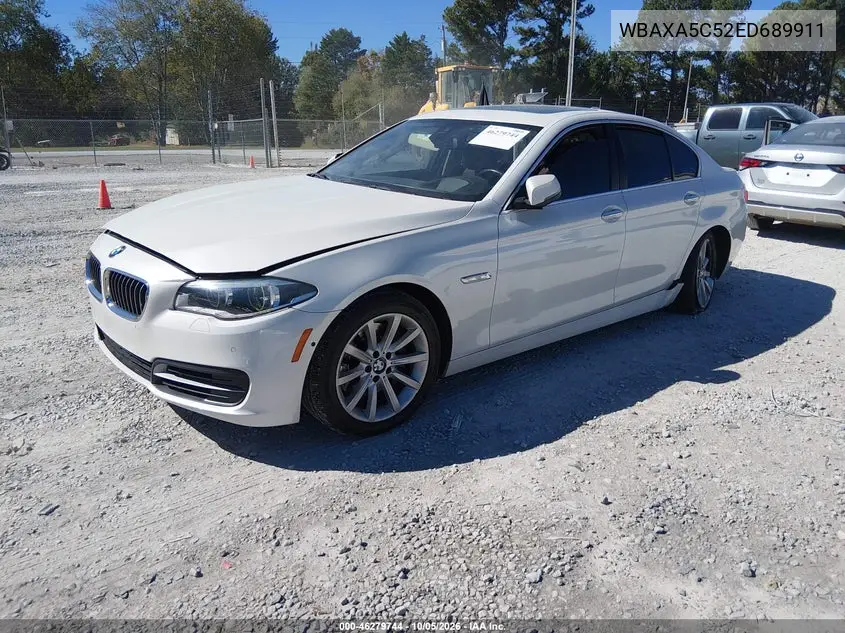 2014 BMW 5ER VIN WBAXA5C52ED689911 — фото 2