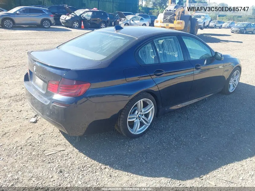 2014 BMW 5ER VIN WBAFV3C50ED685747 — фото 4