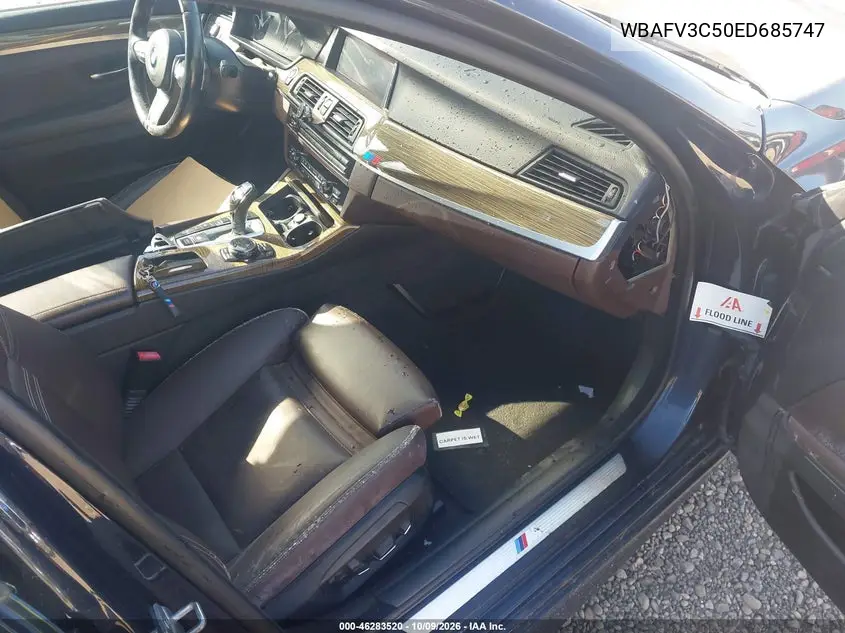 2014 BMW 5ER VIN WBAFV3C50ED685747 — фото 5