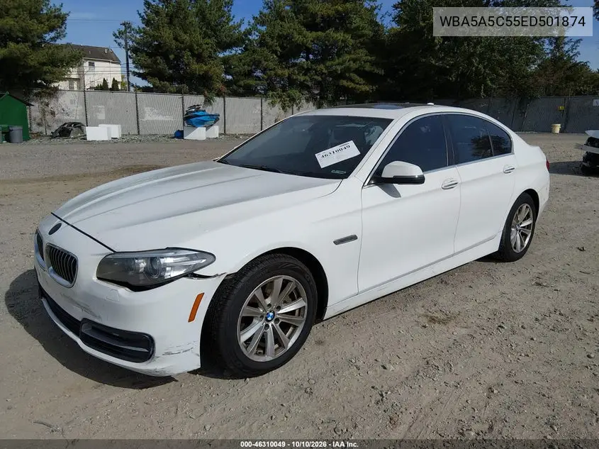 2014 BMW 5ER VIN WBA5A5C55ED501874 — фото 2