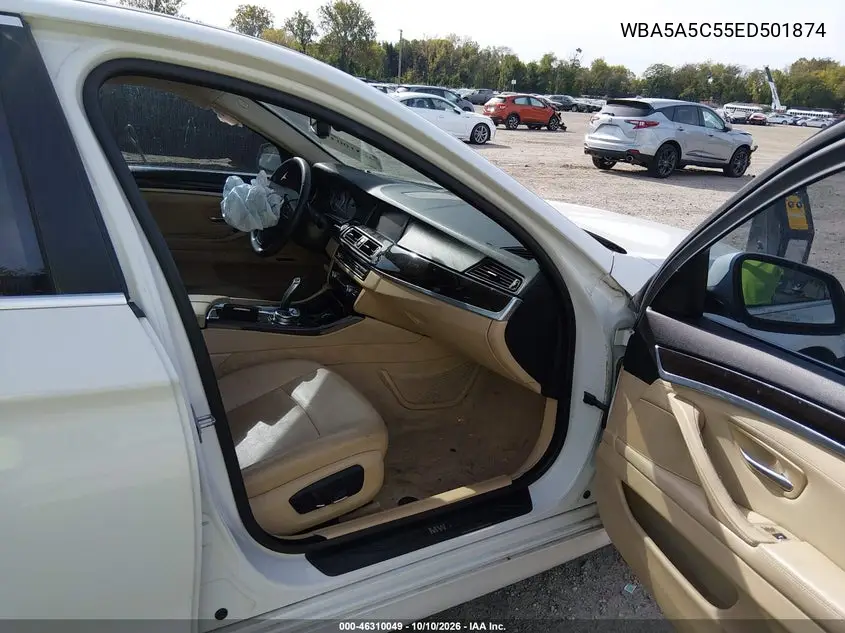 2014 BMW 5ER VIN WBA5A5C55ED501874 — фото 5