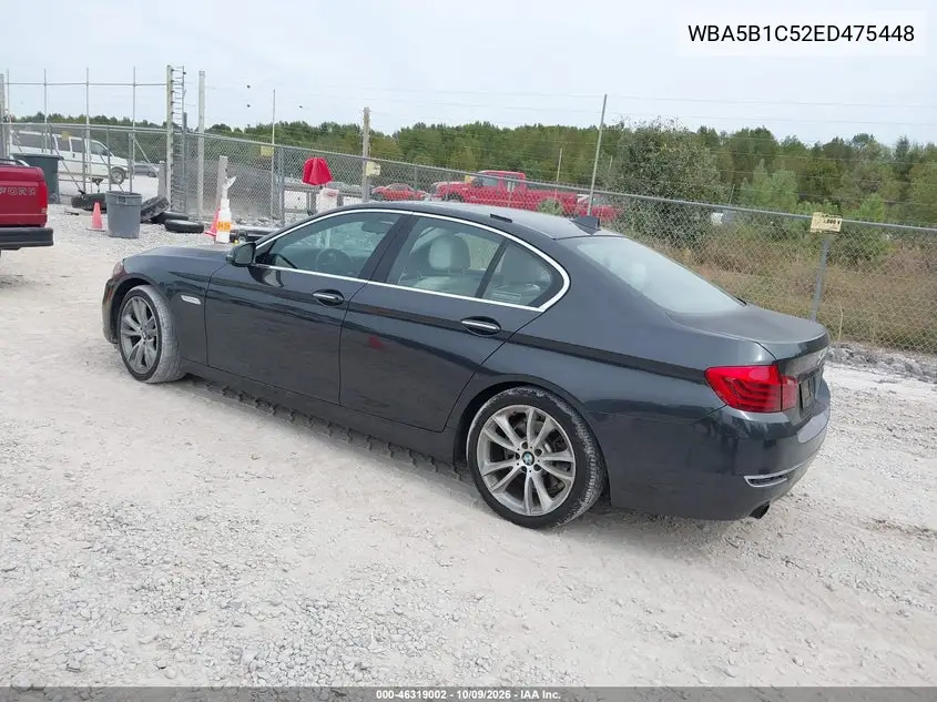 2014 BMW 5ER VIN WBA5B1C52ED475448 — фото 3