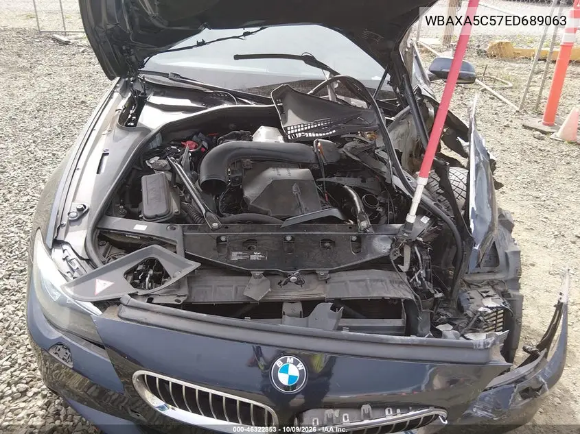 2014 BMW 5ER VIN WBAXA5C57ED689063 — фото 10