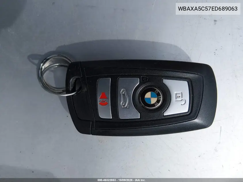 2014 BMW 5ER VIN WBAXA5C57ED689063 — фото 11
