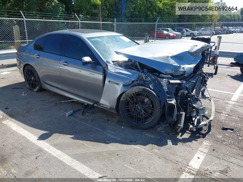 BMW 5ER 2014, VIN WBAKP9C54ED692664
