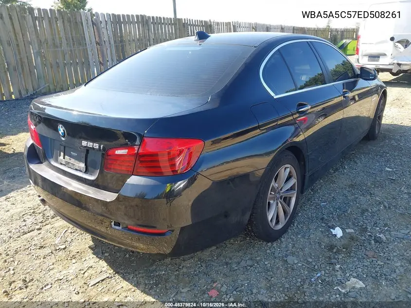 2014 BMW 5ER VIN WBA5A5C57ED508261 — фото 4