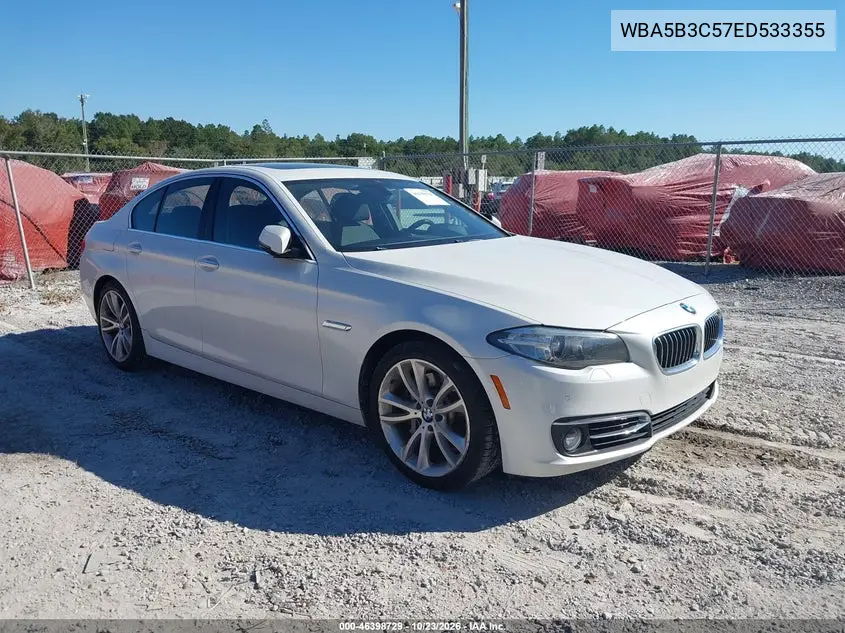 BMW 5ER 2014, VIN WBA5B3C57ED533355