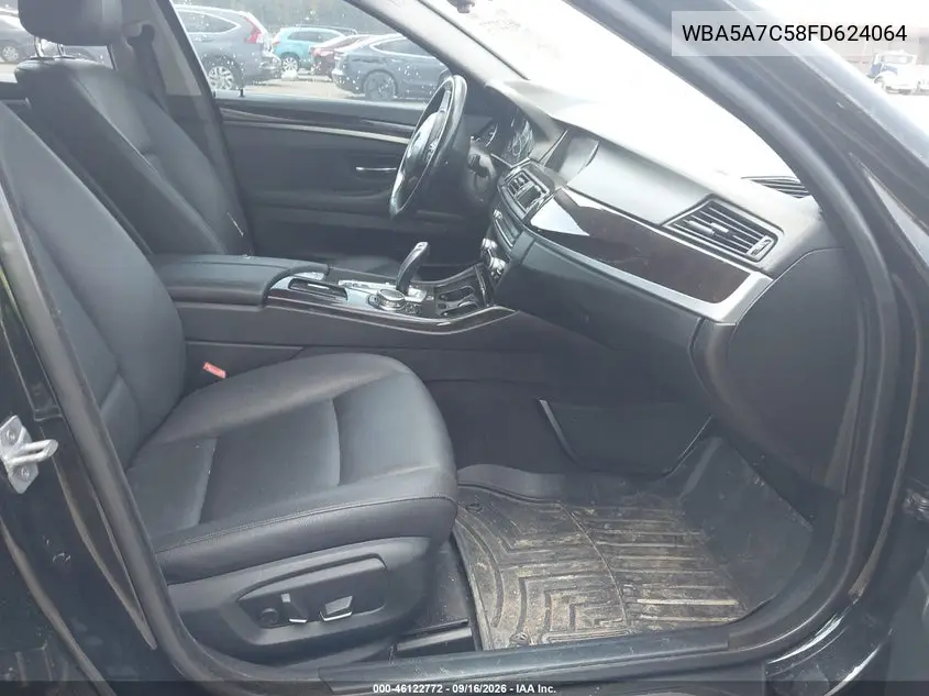 2015 BMW 5ER VIN WBA5A7C58FD624064 — фото 5