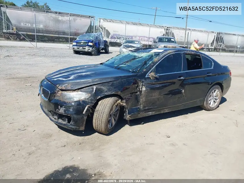 2015 BMW 5ER VIN WBA5A5C52FD521632 — фото 2
