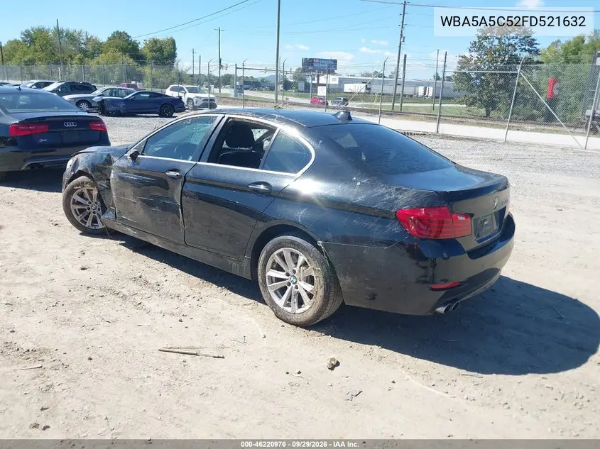 2015 BMW 5ER VIN WBA5A5C52FD521632 — фото 3
