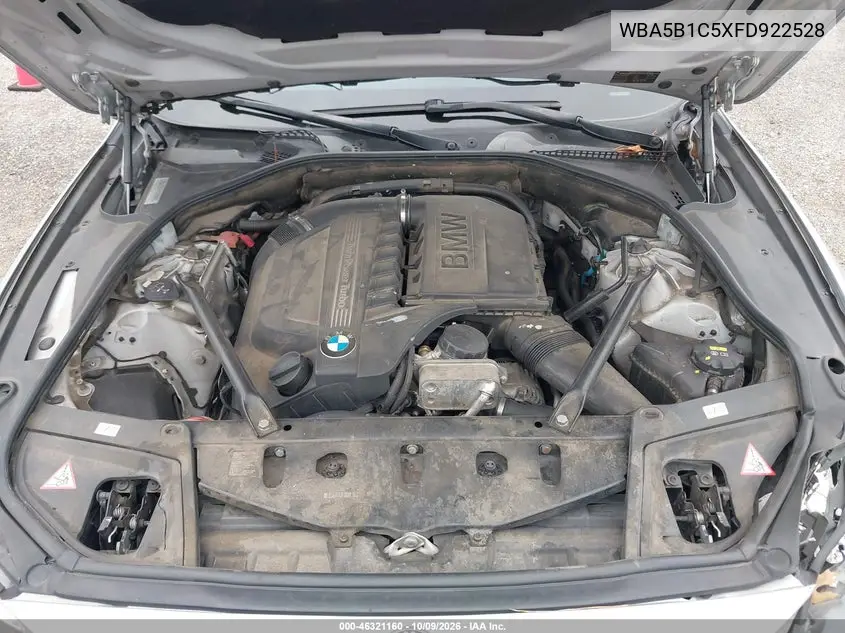 2015 BMW 5ER VIN WBA5B1C5XFD922528 — фото 10