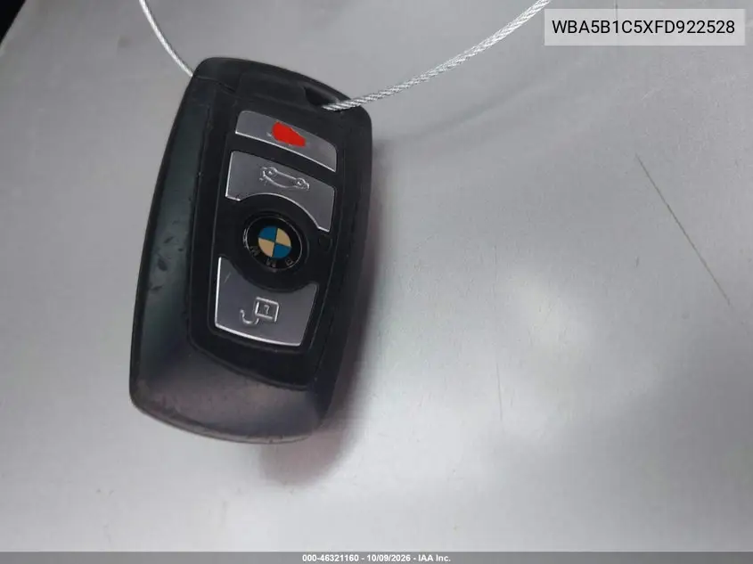 2015 BMW 5ER VIN WBA5B1C5XFD922528 — фото 11