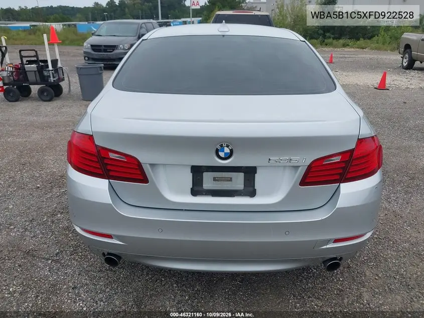 2015 BMW 5ER VIN WBA5B1C5XFD922528 — фото 16