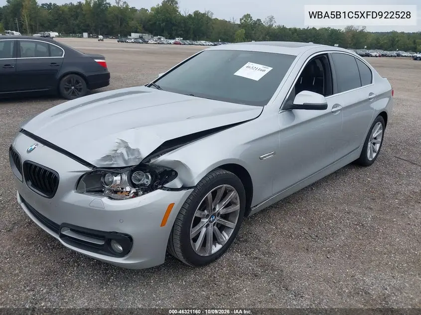 2015 BMW 5ER VIN WBA5B1C5XFD922528 — фото 2