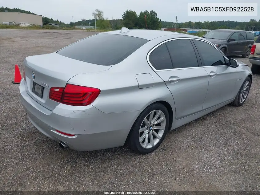 2015 BMW 5ER VIN WBA5B1C5XFD922528 — фото 4