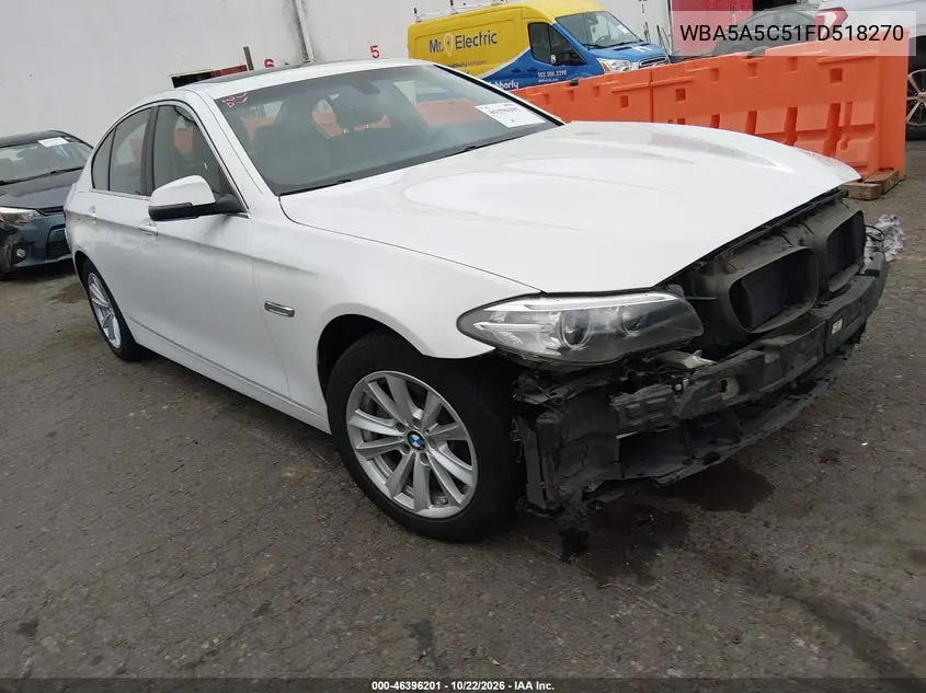 BMW 5ER 2015, VIN WBA5A5C51FD518270