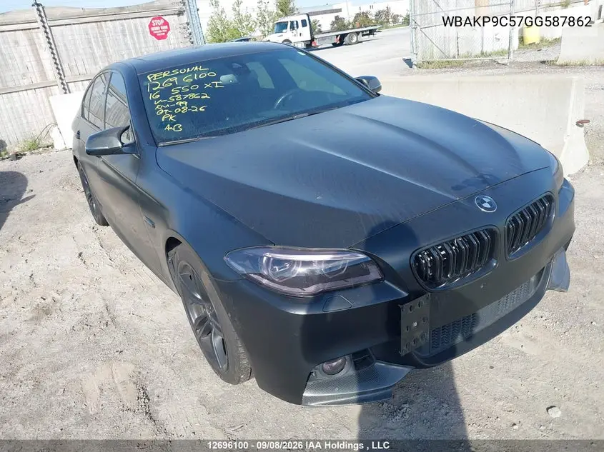 BMW 5ER 2016, VIN WBAKP9C57GG587862