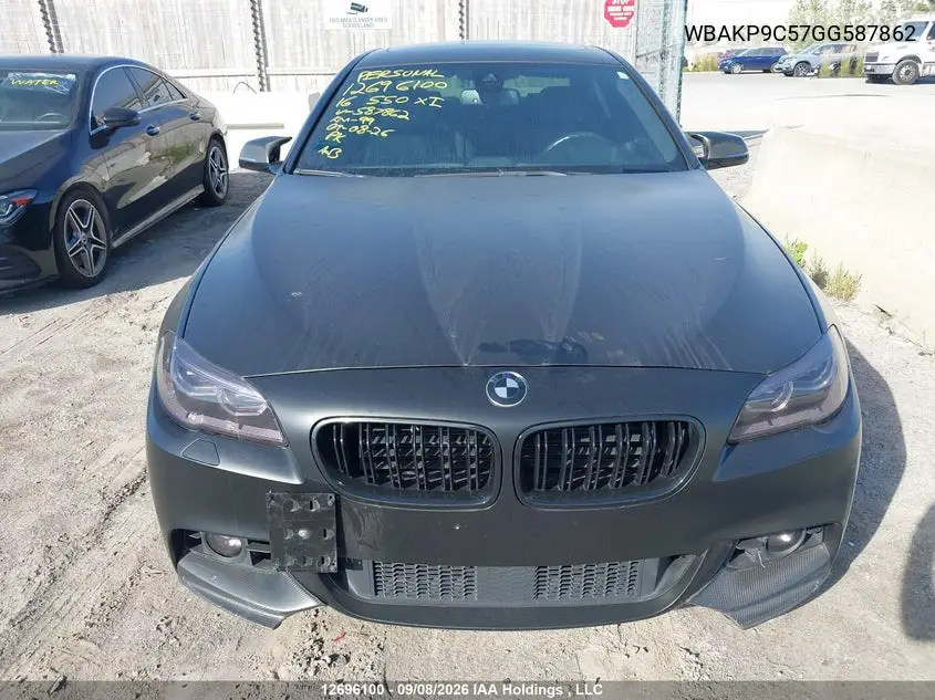 2016 BMW 5ER VIN WBAKP9C57GG587862 — фото 12