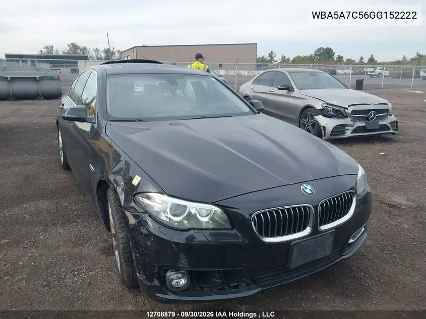 BMW 5ER 2016, VIN WBA5A7C56GG152222