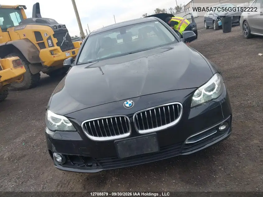 2016 BMW 5ER VIN WBA5A7C56GG152222 — фото 12