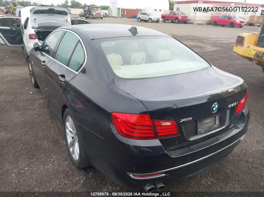 2016 BMW 5ER VIN WBA5A7C56GG152222 — фото 3