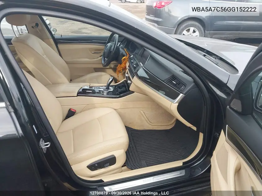 2016 BMW 5ER VIN WBA5A7C56GG152222 — фото 5