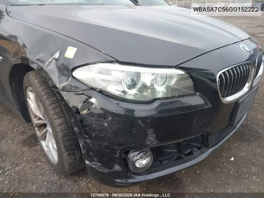 2016 BMW 5ER VIN WBA5A7C56GG152222 — фото 6